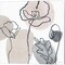 Think Neutral A by Lisa Audit 14" x 14" Canvas Wall Art (Set of 2)